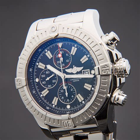 breitling super avanger 2 black|pre owned Breitling super avenger.